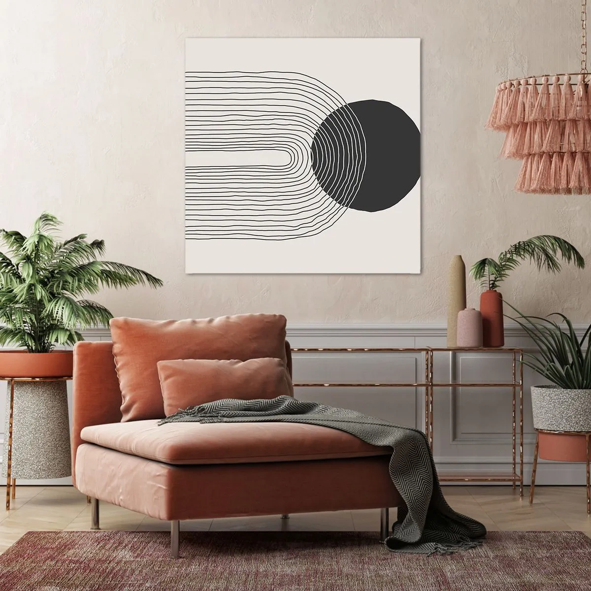 Cuadro sobre lienzo - Impresión de Imagen - Temblor y certeza - 50x50 cm