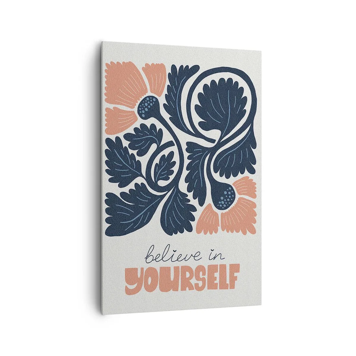 Cuadro sobre lienzo - Impresión de Imagen - Crece y florece - 80x120 cm