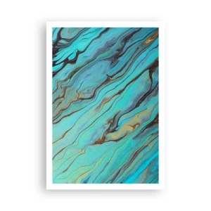 Póster - Marea turquesa - 70x100 cm