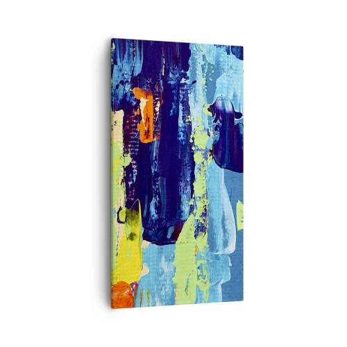 Cuadro sobre lienzo - Impresión de Imagen - ¡La vida es hermosa! - 55x100 cm