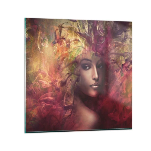 Cuadro sobre vidrio - Impresiones sobre Vidrio - ¡Aquí estoy! - 30x30 cm