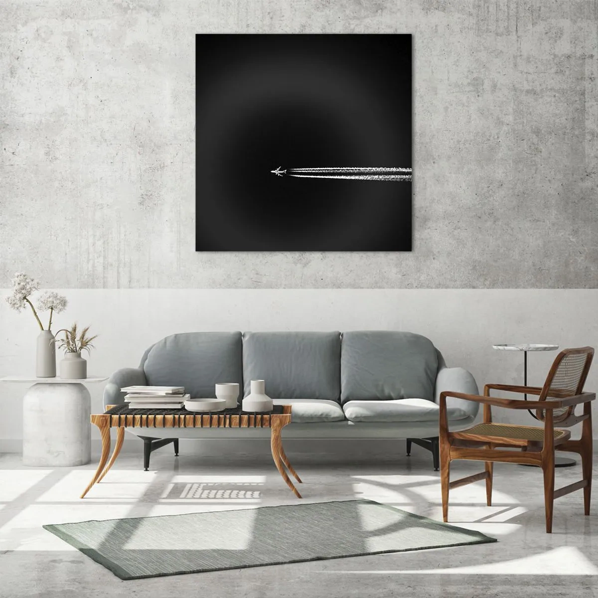 Cuadro sobre vidrio - Impresiones sobre Vidrio - En otra dimensión - 40x40 cm