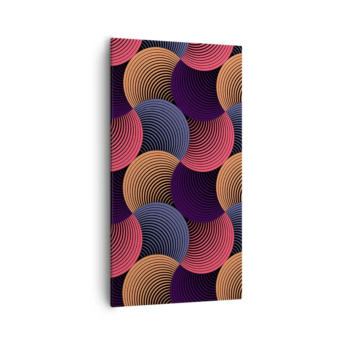 Cuadro sobre lienzo - Impresión de Imagen - En un ritmo circular - 55x100 cm