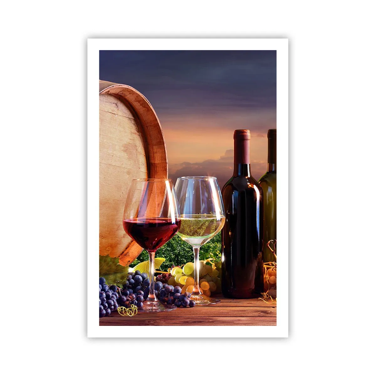 Póster - Aquí la vida tiene un sabor - 61x91 cm