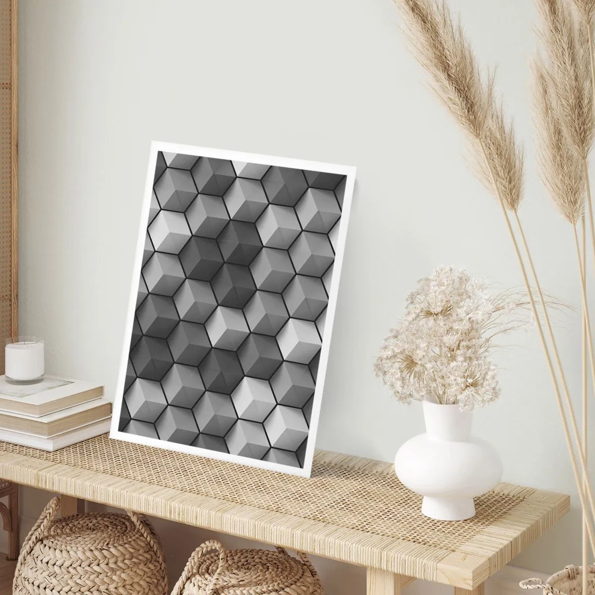 Póster - Rompecabezas cubista - 61x91 cm