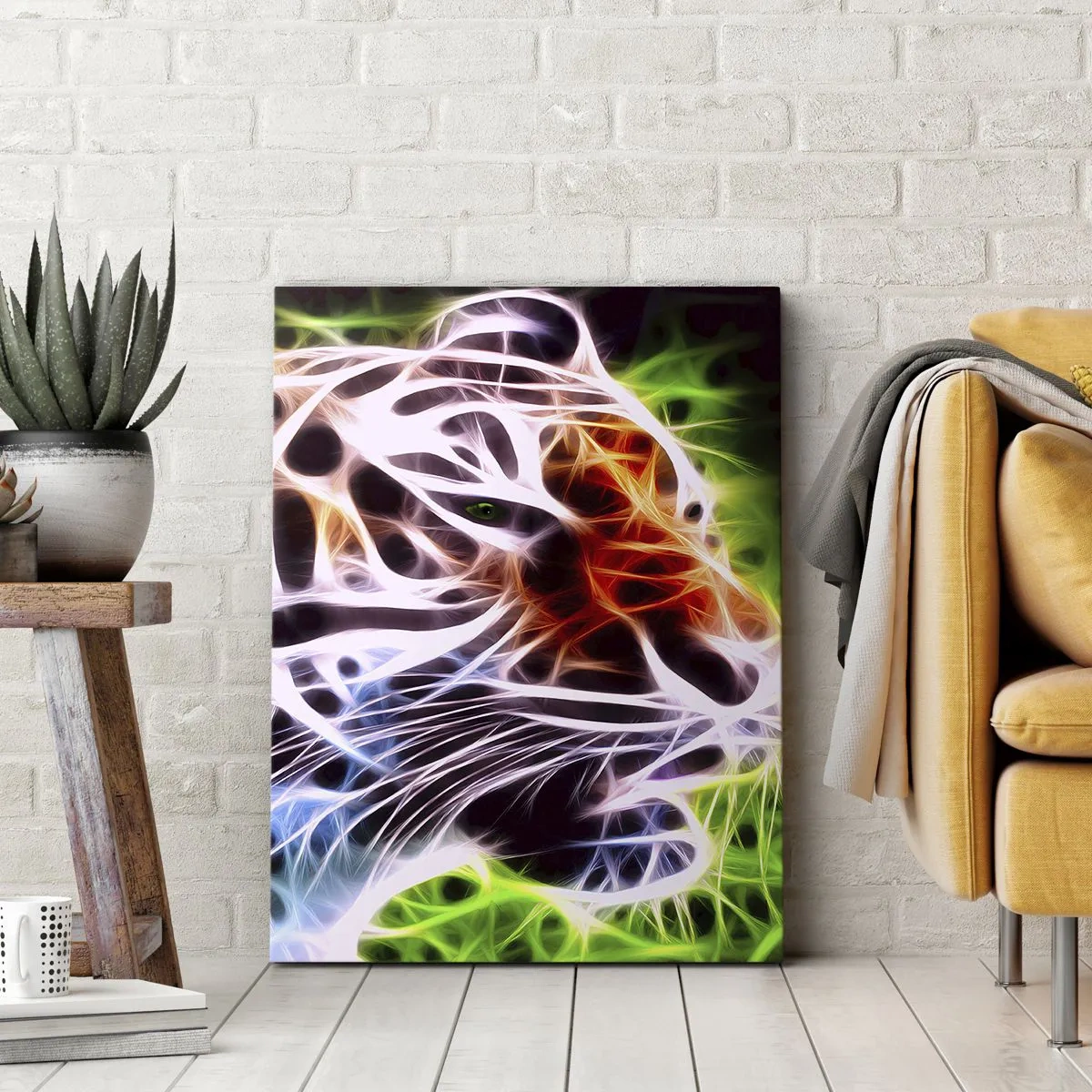 Cuadro sobre lienzo - Impresión de Imagen - Un aura amenazante - 65x120 cm