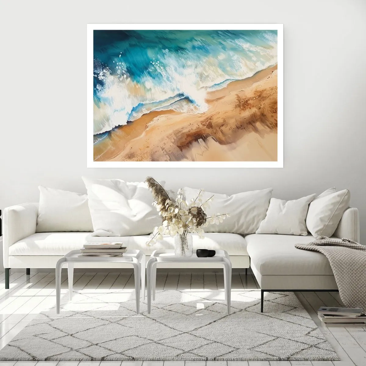 Póster - Olas recurrentes - 70x50 cm