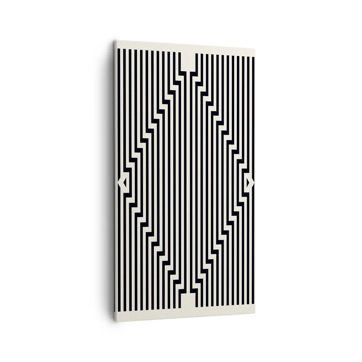 Cuadro sobre lienzo - Impresión de Imagen - Ilusión geométrica - 45x80 cm