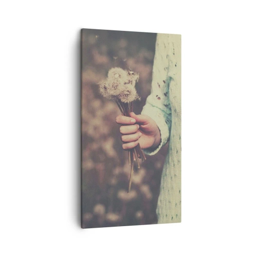 Cuadro sobre lienzo - Impresión de Imagen - Deténgalos, por favor - 45x80 cm