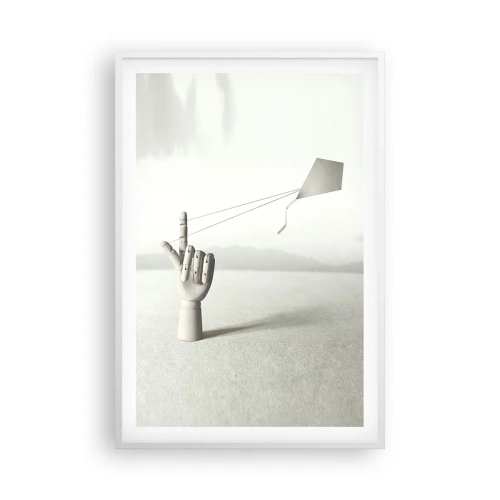 Póster en marco blanco - Una prueba de fuerza - 61x91 cm