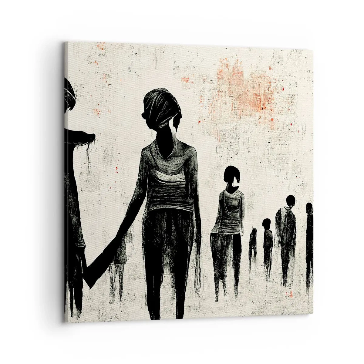 Cuadro sobre lienzo - Impresión de Imagen - Contra la soledad - 50x50 cm