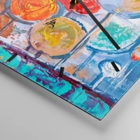 Esfera sin numeración, con rayas