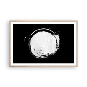 Póster en marco roble claro - La buena salida - 91x61 cm