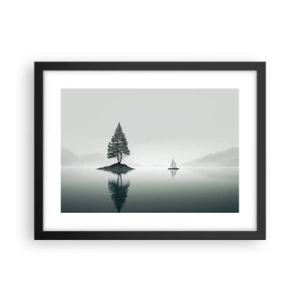 Póster en marco negro - Un sueño hecho realidad - 40x30 cm