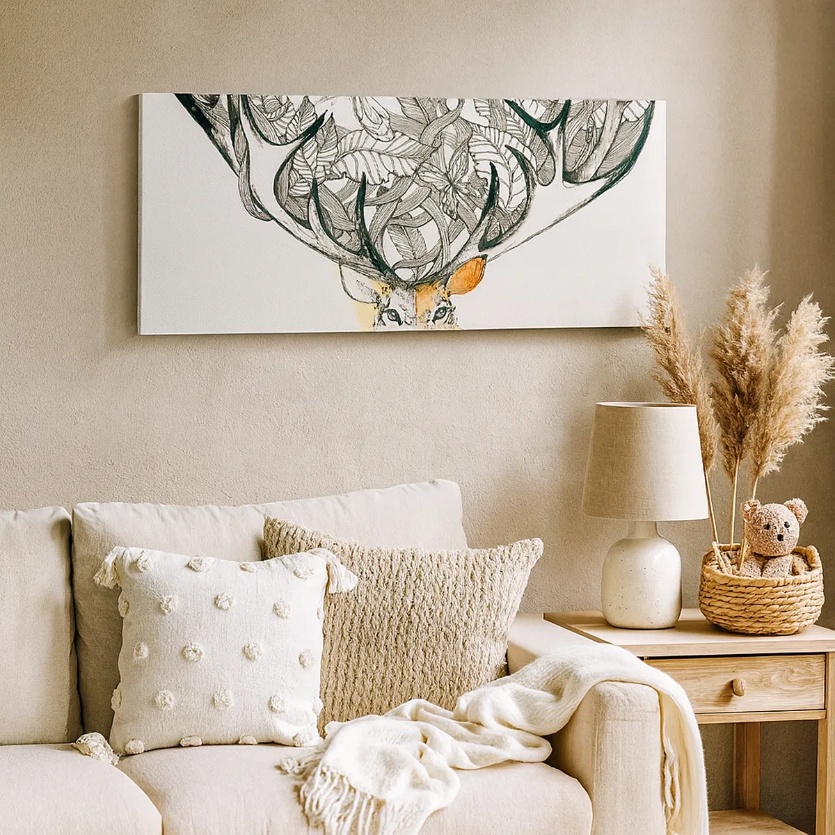 Cuadro sobre lienzo - Impresión de Imagen - Cuernos de la abundancia - 30x30 cm