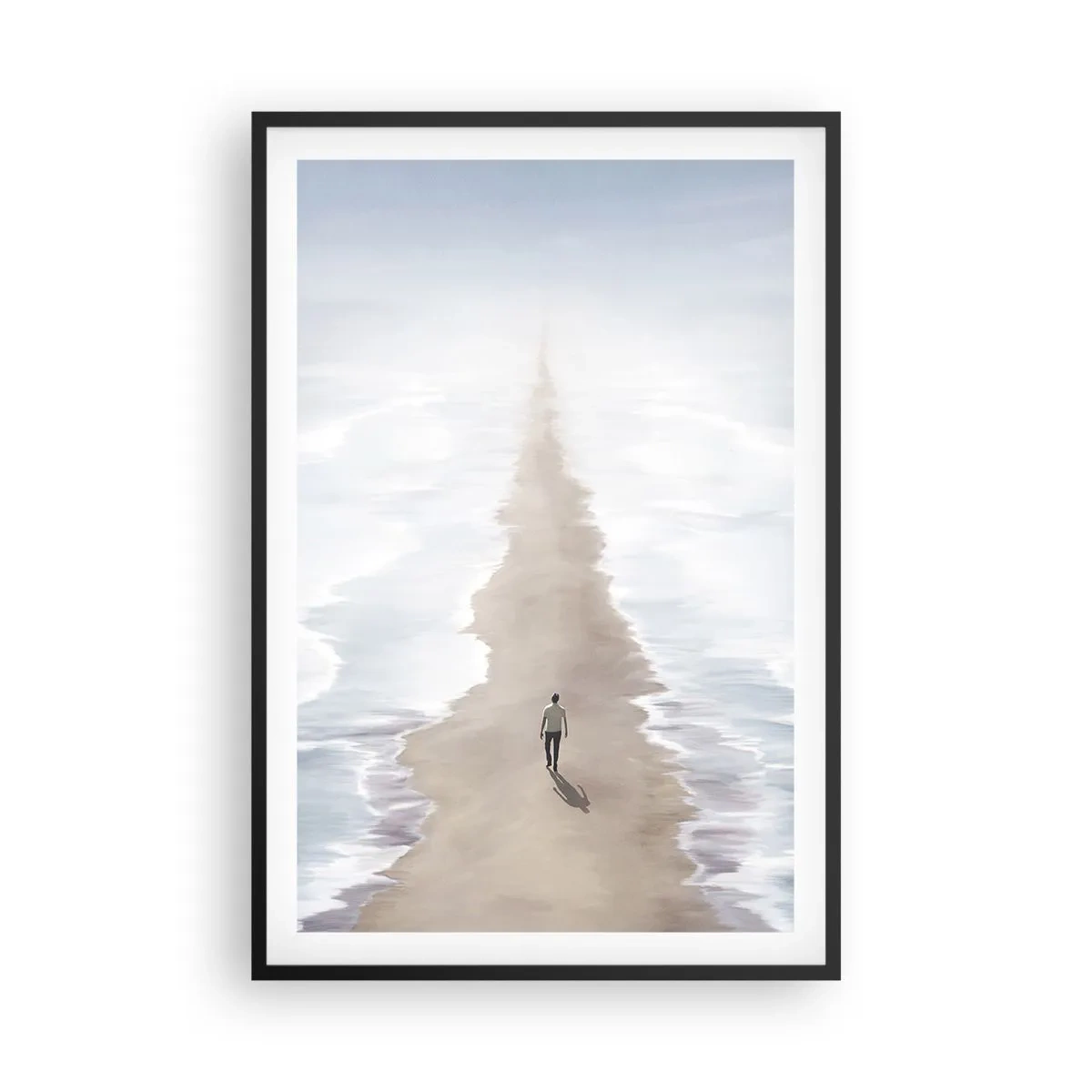 Póster en marco negro - Un futuro brillante - 61x91 cm