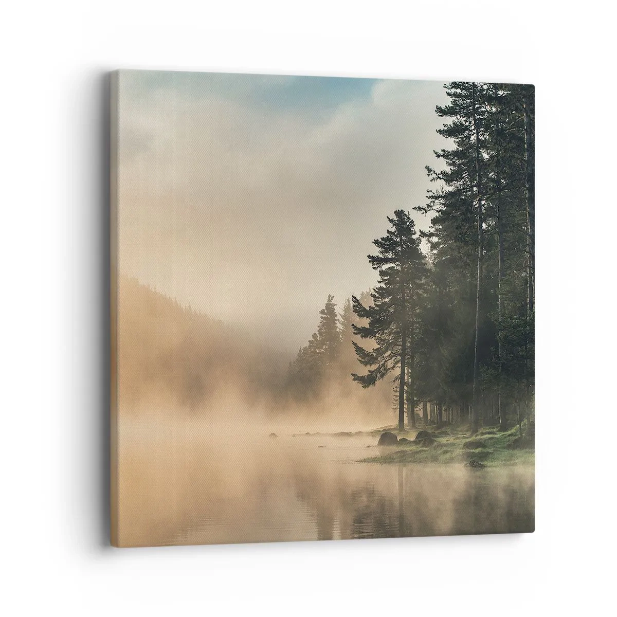 Cuadro sobre lienzo - Impresión de Imagen - El nacimiento de un día - 40x40 cm