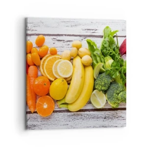 Cuadro sobre lienzo - Impresión de Imagen - ¿No es suficiente? - 70x70 cm