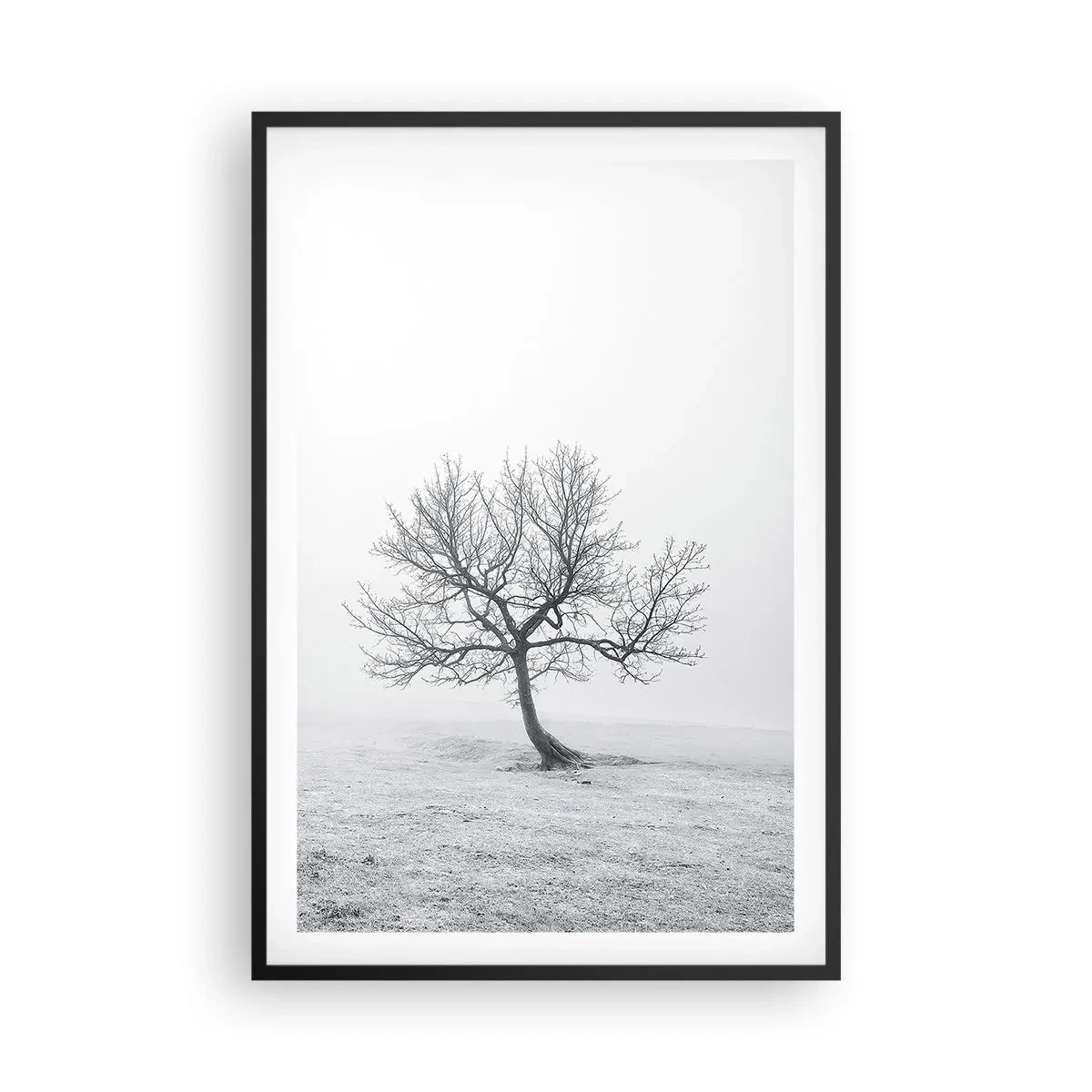 Póster en marco negro - Contra la nada - 61x91 cm