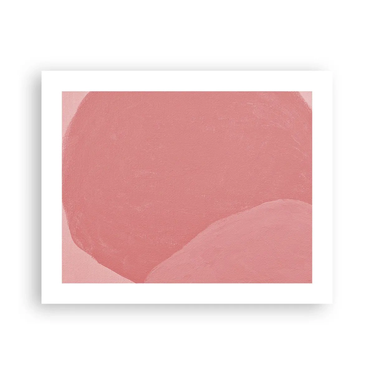 Póster - Composición orgánica en rosa - 50x40 cm