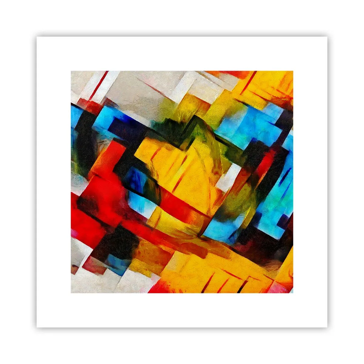 Póster - Un popurrí multicolor - 30x30 cm