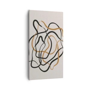 Cuadro sobre lienzo - Impresión de Imagen - Todo ha salido mal - 55x100 cm