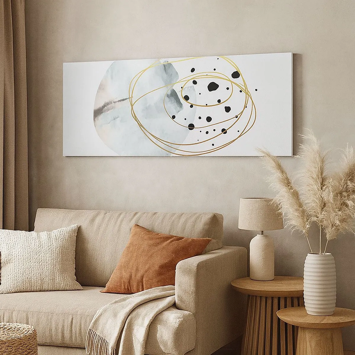 Cuadro sobre lienzo - Impresión de Imagen - El concepto del espacio - 100x40 cm