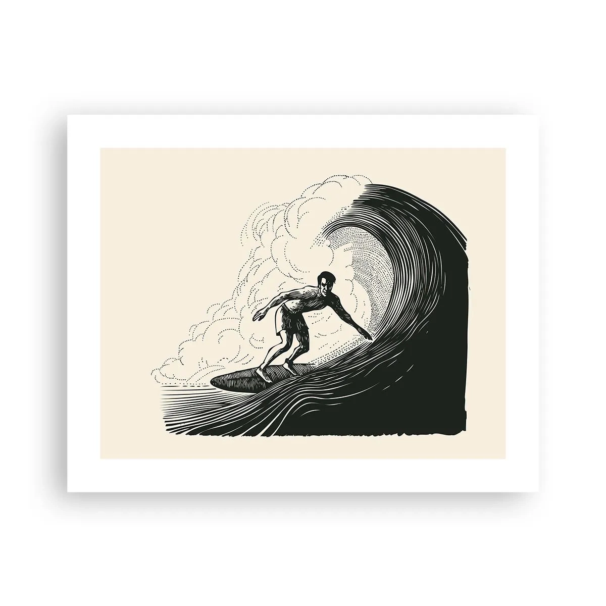 Póster - Rey de la ola - 50x40 cm