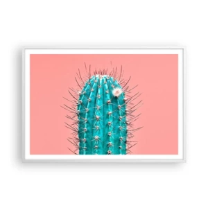 Póster en marco blanco - Se mira, pero no se toca - 100x70 cm