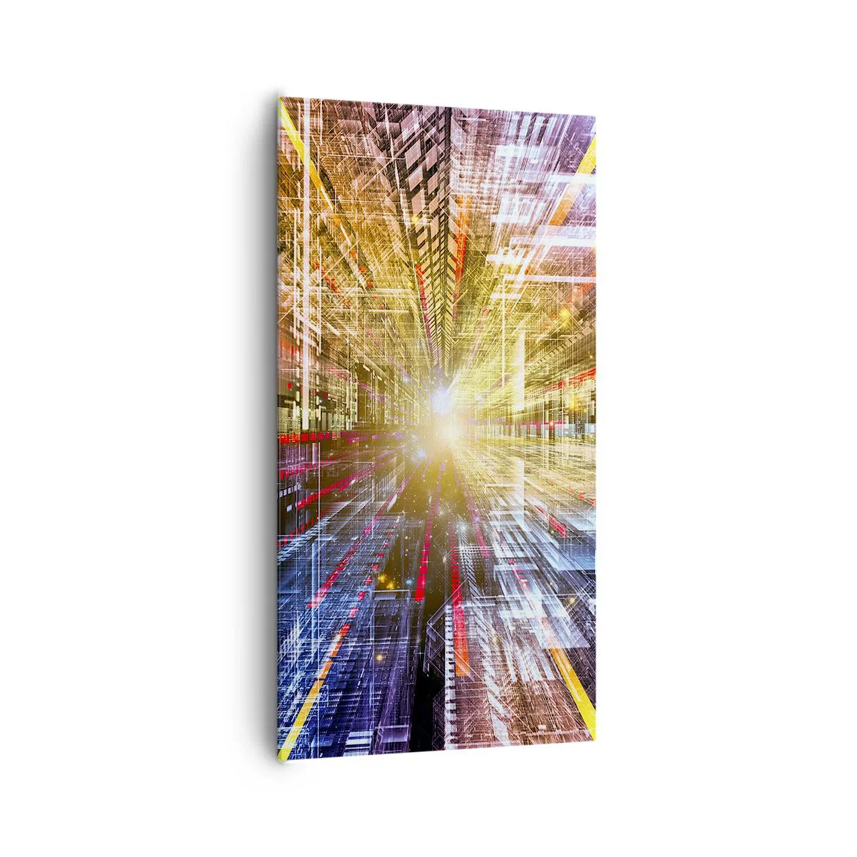 Cuadro sobre lienzo - Impresión de Imagen - Un pasillo luminoso - 65x120 cm