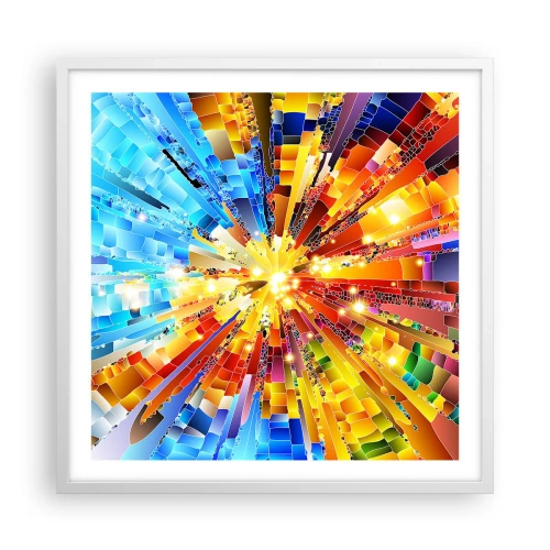 Póster en marco blanco - In medias res - 60x60 cm