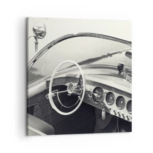 Cuadro sobre lienzo - Impresión de Imagen - Tiempo para los ricos - 60x60 cm