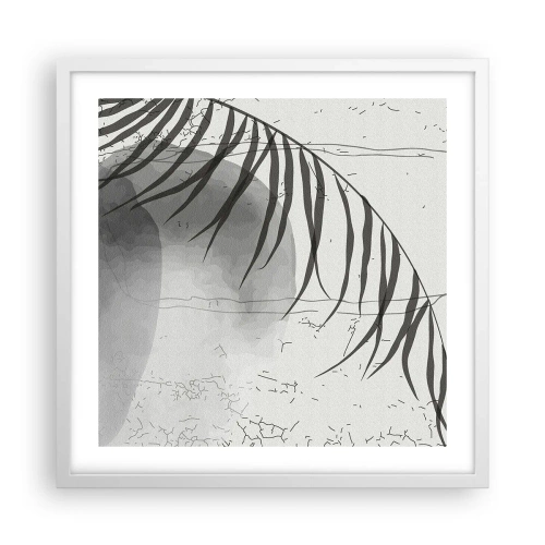 Póster en marco blanco - El sutil exotismo de la naturaleza - 50x50 cm