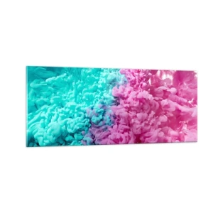 Cuadro sobre vidrio - Impresiones sobre Vidrio - Un choque decisivo - 100x40 cm