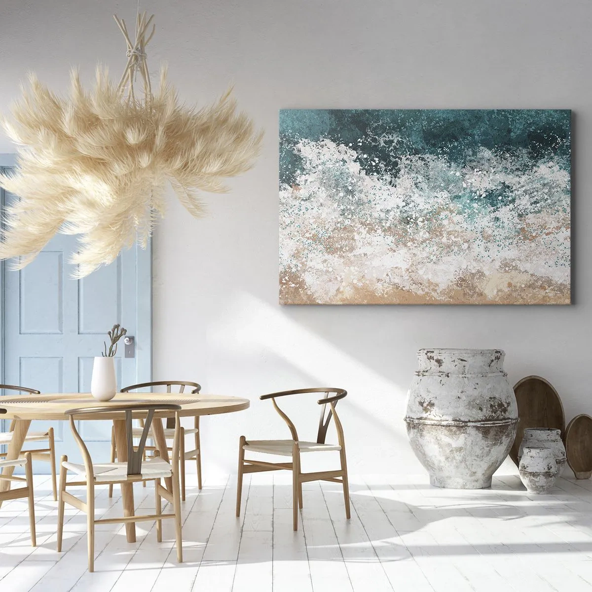 Cuadro sobre lienzo - Impresión de Imagen - Historias del mar - 70x50 cm