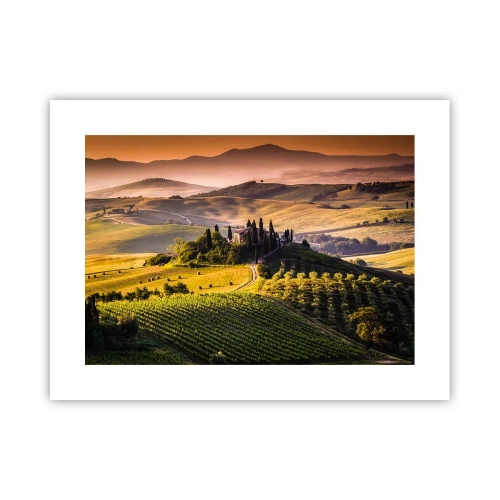 Póster - Paisaje toscano - 40x30 cm