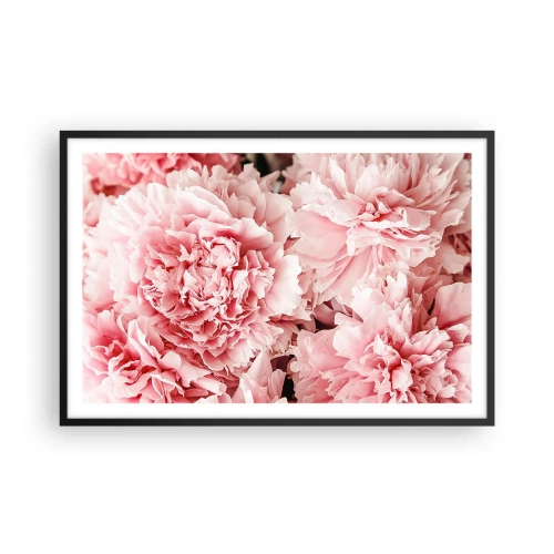 Póster en marco negro - Sueño rosa - 91x61 cm