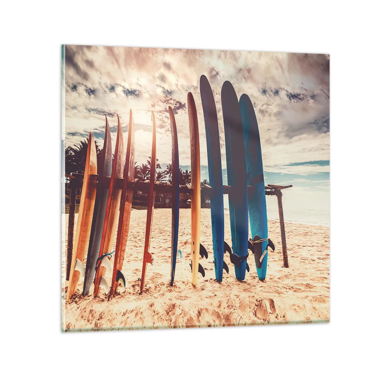 Cuadro sobre vidrio - Impresiones sobre Vidrio - Buenas noches, hasta mañana - 30x30 cm