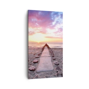 Cuadro sobre lienzo - Impresión de Imagen - Un momento de profunda experiencia - 45x80 cm