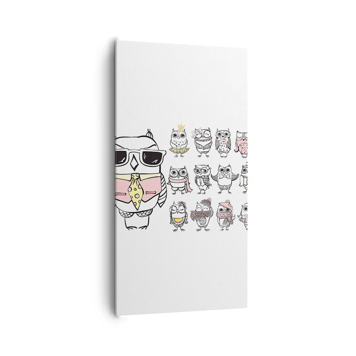 Cuadro sobre lienzo - Impresión de Imagen - Tantos papeles que desempeñar - 65x120 cm