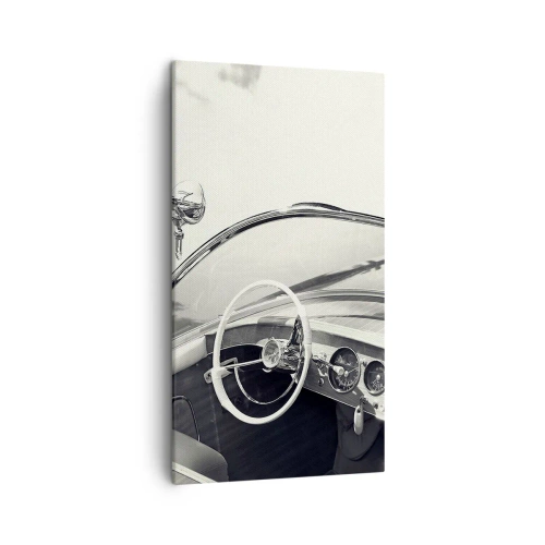 Cuadro sobre lienzo - Impresión de Imagen - Tiempo para los ricos - 45x80 cm