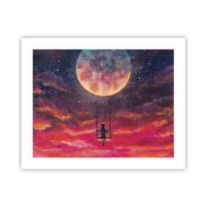 Póster - Disfrutar de las nubes - 50x40 cm