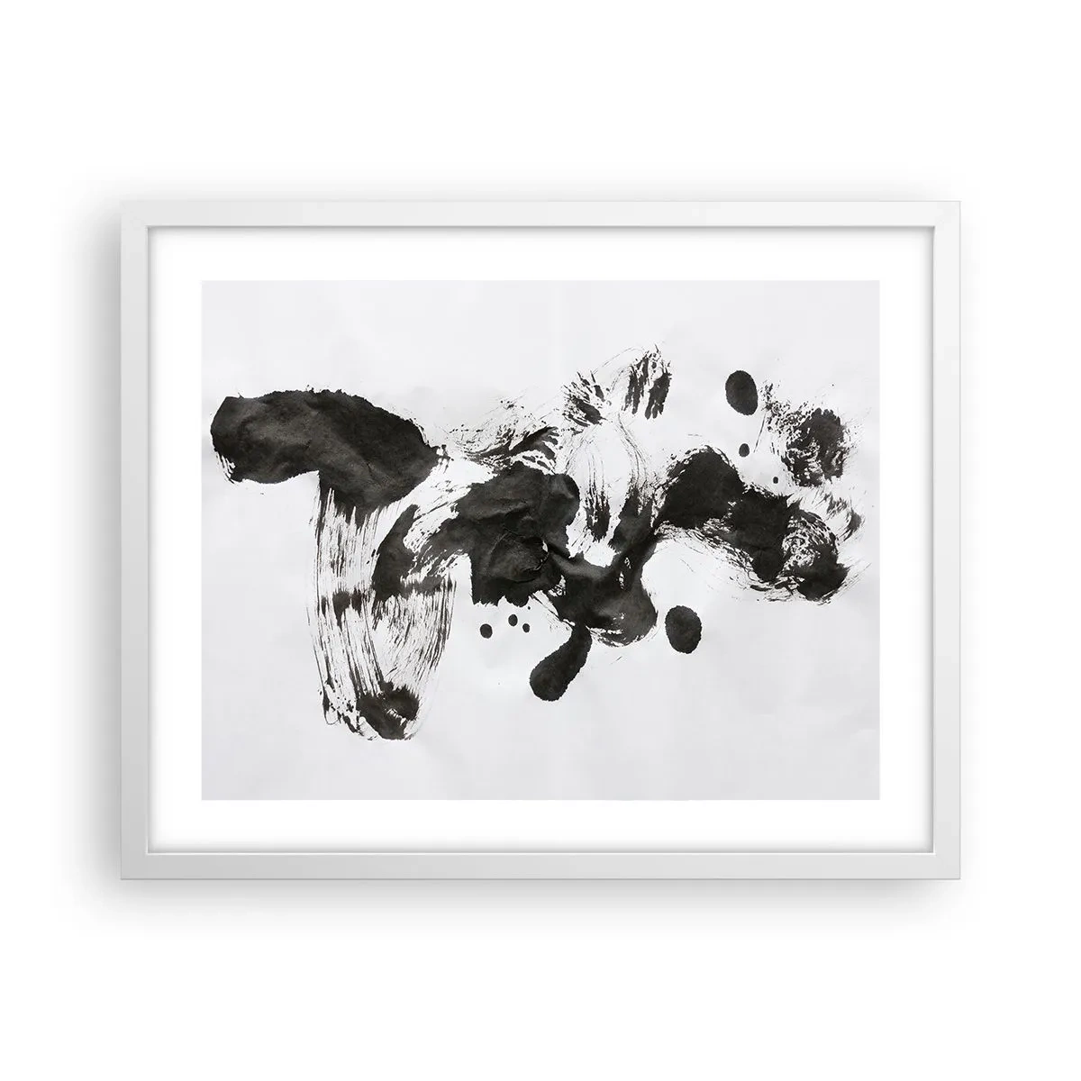 Póster en marco blanco - ¿Un método en la locura? - 50x40 cm