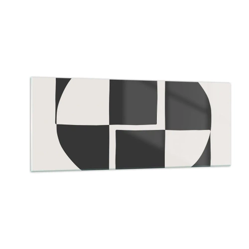 Cuadro sobre vidrio - Impresiones sobre Vidrio - Antítesis - síntesis - 100x40 cm