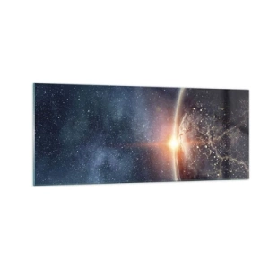 Cuadro sobre vidrio - Impresiones sobre Vidrio - En una nueva perspectiva - 100x40 cm