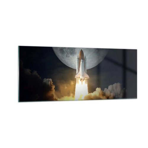 Cuadro sobre vidrio - Impresiones sobre Vidrio - El comienzo de una aventura sobrenatural - 100x40 cm