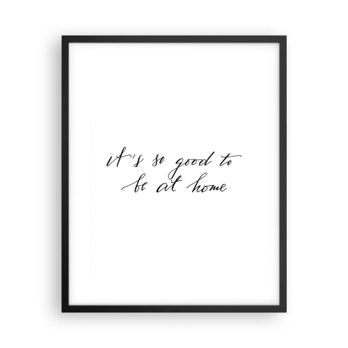 Póster en marco negro - Toda la verdad - 40x50 cm