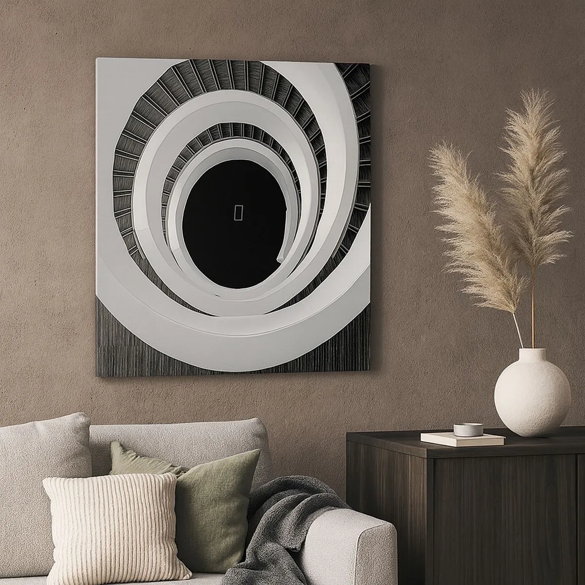 Cuadro sobre lienzo - Impresión de Imagen - Hacia el origen - 30x30 cm