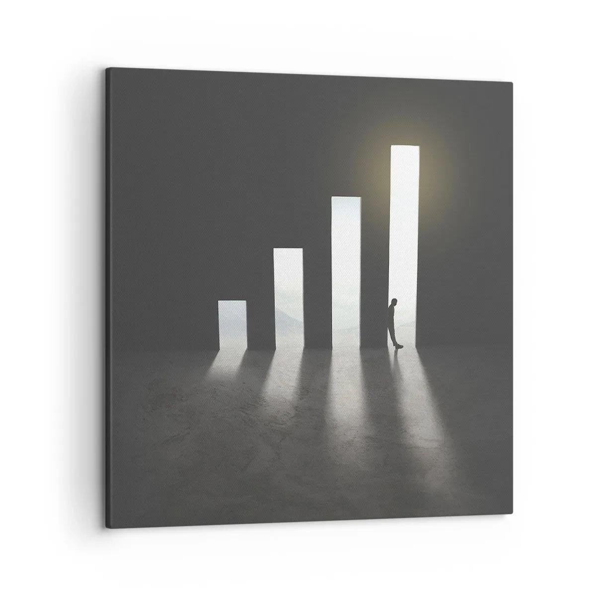 Cuadro sobre lienzo - Impresión de Imagen - El camino del éxito - 50x50 cm