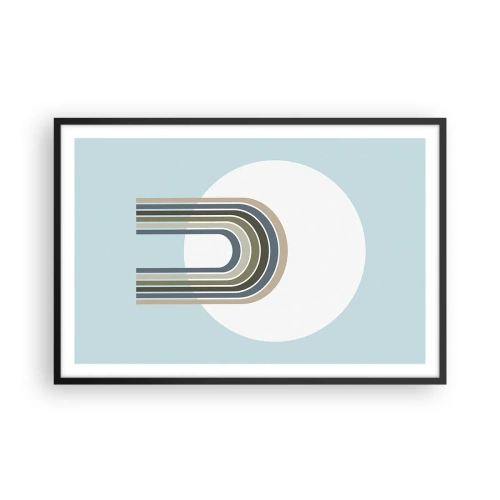 Póster en marco negro - Una atracción irresistible - 91x61 cm